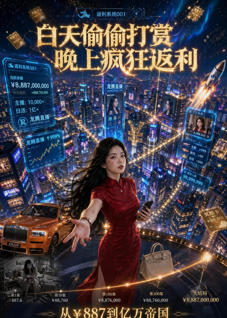 白天偷偷打赏，晚上疯狂返利(全集)