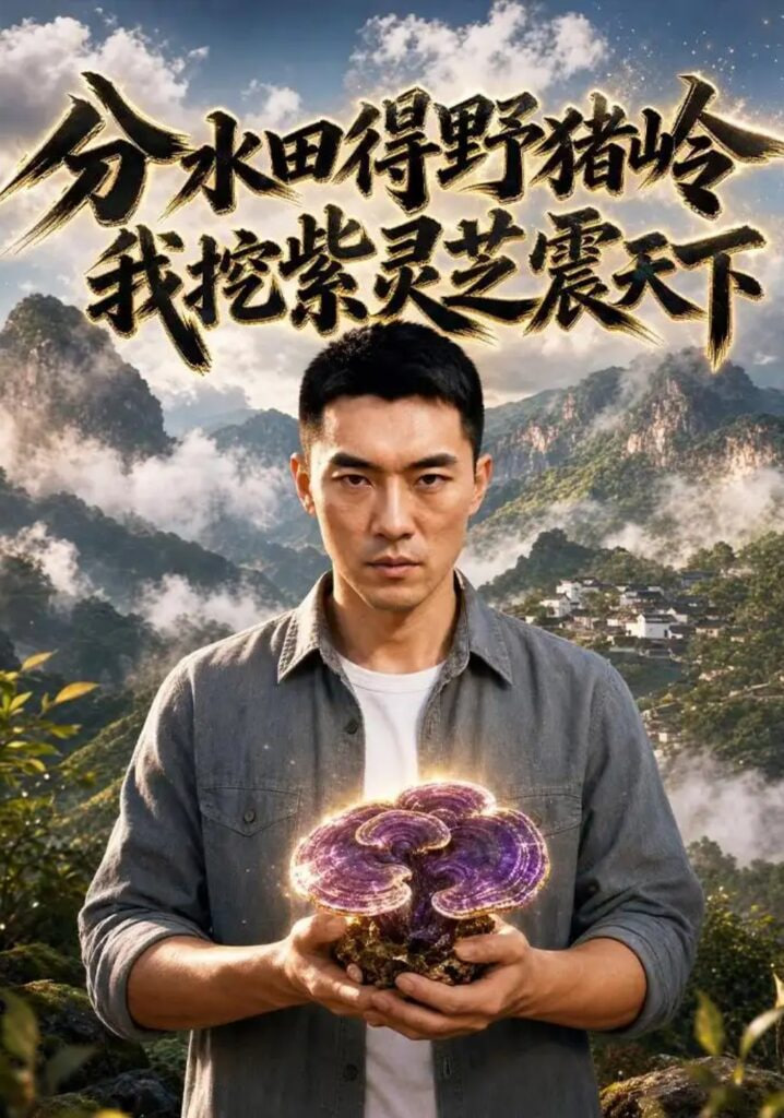 分水田得野猪岭，我挖紫灵芝震天下(全集)