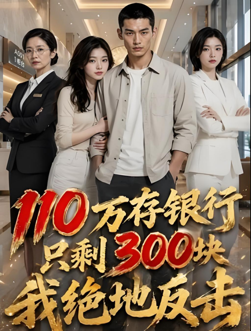110 万存银行只剩 300 块，我绝地反击(全集)